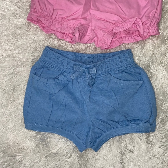 Gymboree- Crazy 8 Girls Baby Shorts Set 12-18 mos - Picture 4 of 8